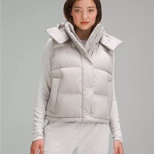 NWOT Lululemon Wunder Puff cropped vest size 4 new
